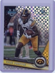 2023 BOWMAN U CHROME KALEB JOHNSON #61 XFRACTOR REFRACTOR