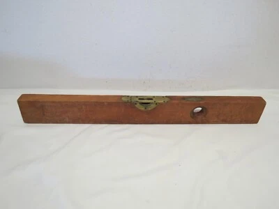 Henry Disston 26" Brass/Wood Level Keystone Tool Works - Image 1 of 4