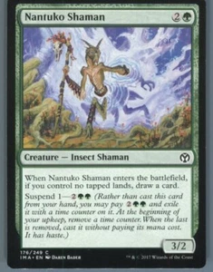 Magic the Gathering MTG Iconic Masters Nantuko Shaman #176 - Picture 1 of 2