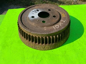 Studebaker finned rear brake drum, 10 x 2 inch. Damaged !!! Item: 16135u - Picture 1 of 2