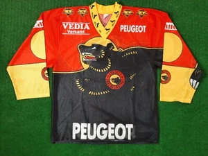 1980's SC Bern Blacky SIGNED Hockey Jersey Mens Size M Made in Switzerland Shirt - Picture 1 of 10