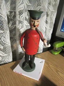 füchtner Räuchermann Brotteigarme füße , rot uniform Seiffen Erzgeb 1910-50 - Bild 1 von 6
