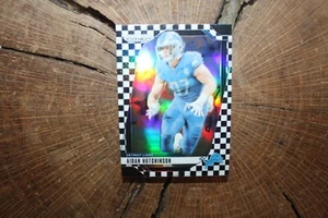 Panini Prizm 2024 - Aidan Hutchinson #97 blanco y negro Checker Prizm - Imagen 1 de 2