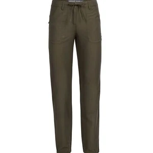 Pantalone donna rompighiaccio shasta taglia 10 performance lana merino escursionismo campeggio verde - Foto 1 di 9