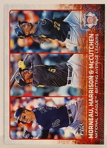 2015 Topps #127 NL BA Leaders MORNEAU HARRISON & ANDREW McCUTCHEN - NM/Mint - Picture 1 of 2