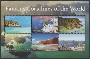 Aitutaki (2022) Coastlines - MS, MNH - Picture 1 of 1