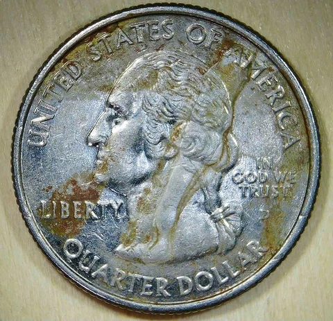 RARE!! 2007 D Montana state quarter doubled die clash error Cover