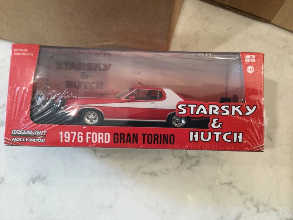 Greenlight Hollywood Starsky & Hutch 1976 Ford Gran Torino 1 43 Diecast Car