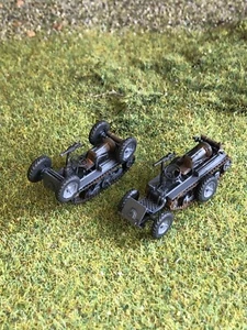 1/72 WW2 German ADMK MULUS Pair. Painted Resin. 3500 Mdls Ofrd - Picture 1 of 9