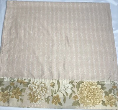 Vintage Croscill Home Multicolor Two King Size Pillowcases 100% Cotton - Image 1 of 3