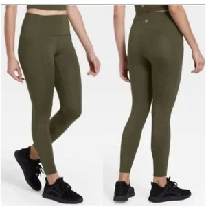 All in Motion Women's Everyday Soft Ultra High-Rise Leggings - Olive Green Small - Picture 1 of 7