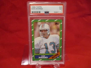 1986 Topps DAN MARINO #45 PSA 7 NM - Picture 1 of 2
