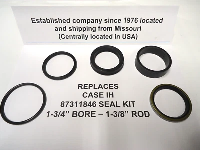 Reemplaza 87311846 Kit de sellos Case IH y cargadoras New Holland (5 PIEZAS COMO FABRICANTE ORIGINAL) Foto 1 de 4