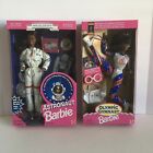 NEW AA ASTRONAUT Barbie 1994 Apollo 11 & AA OLYMPIC GYMNAST Barbie 1996 Atlanta