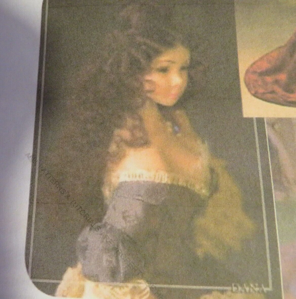 1:12 Visual Mini Dollhouse Doll Dressing Made Easy~By Dana~ PRINCESS BELL UPRINT - Image 1 of 1