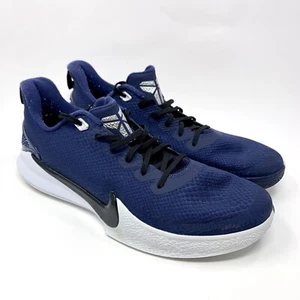 Nike Mamba Focus TB Basketball Sneakers Men's 13 Navy Blue Shoes AT1214-401 - Picture 1 of 14