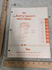johnson outboards service manual, 1970, 85 HP horsepower models - Bild 1 von 1