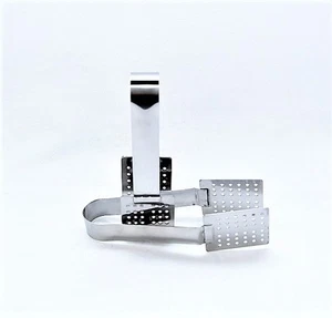Set of 2 Stainless Steel Tea Bag Squeezer - Silver - Picture 1 of 3