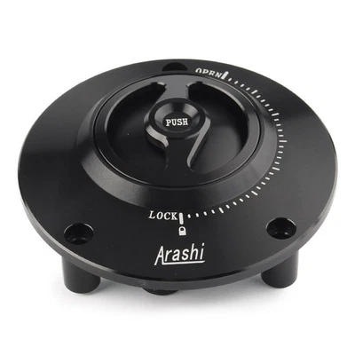 Cubierta de llenado de combustible tapa del tanque de gasolina para Yamaha FJR1300 FZ1 FZ6 YZF R1 R6 negro Foto 1 de 4