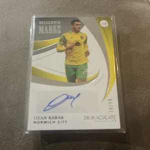 2021 Immaculate Modern Marks Autographs Premier League #6 Ozan Kabak Auto /99 - Picture 1 of 1