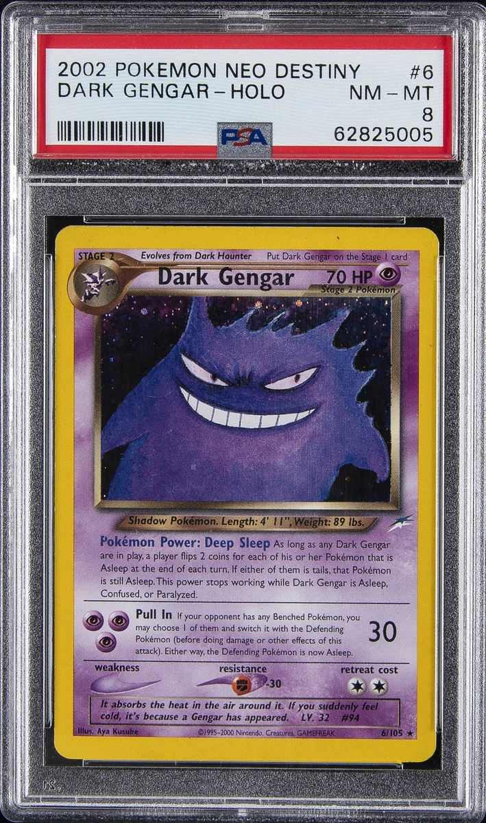 Gengar Pokémon TCG Professional Sports Authenticator (PSA) Neo