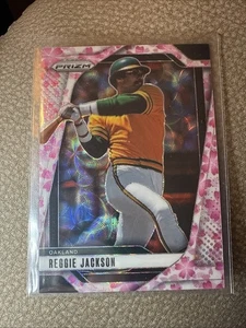 2025 Panini Prizm #202 Reggie Jackson - Cherry Blossom /20 - Super Short Print - Picture 1 of 4