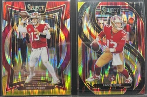 2024 Select Brock Purdy Premier 124 Concourse 37 -Coincidencia de colores rojo y amarillo - Imagen 1 de 1