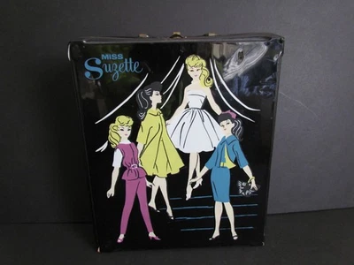 Vintage RARE Uneeda Miss Suzette Case PLUS Doll and MORE - Image 1 of 4