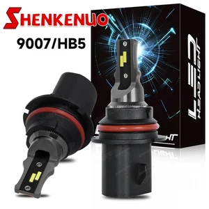 For Peterbilt 377 385 375 9007 LED Headlight High Low Beam 10000lm 50W 6000K 2X - Picture 1 of 10