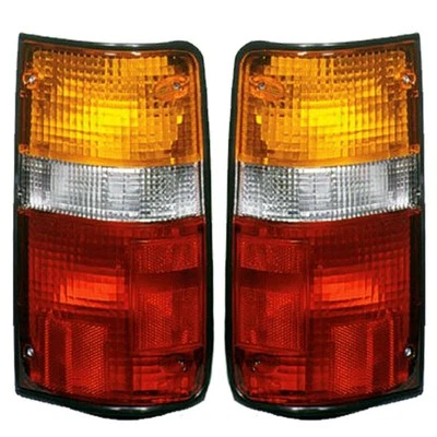 For 89-95 Toyota Truck Black Trim Taillight Taillamp Brake Light Lamp PAIR SET - Image 1 of 4