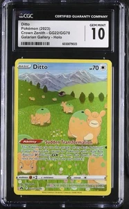 Red Ink Dot Error! Ditto GG22/GG70 Crown Zenith: Galarian Gallery Holo - Picture 1 of 2