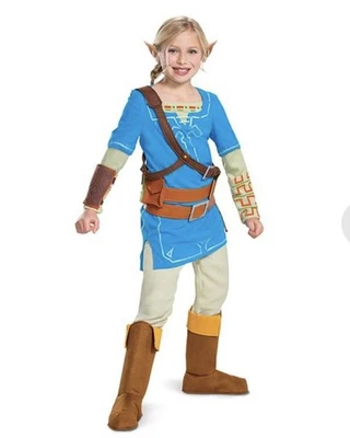 Link La Leyenda de ZELDA Videojuego Niño Prestigio Disfraz XL 14-16 NUEVO CON ETIQUETAS Foto 1 de 3