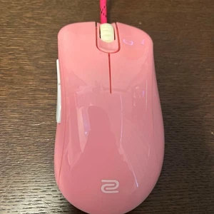 Zowie EC2-B Divina rosa mouse da gioco / cavo paracord usato/testato - Foto 1 di 6