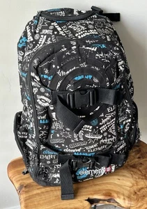 Mochila Patinadora Vintage Element Años 90 Y2K Negra y Azul Eléctrica - Imagen 1 de 24