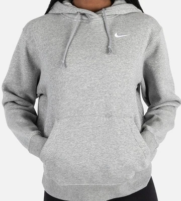 Nike Women's Grey Fleece Pullover  Hoodie BNWT - Image 1 of 2