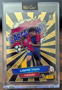 2024 Wild Card Alumination Comic Lamine Yamal Rookie Gold Barcelona 1/1 ACBR-LY1 - Bild 1 von 2