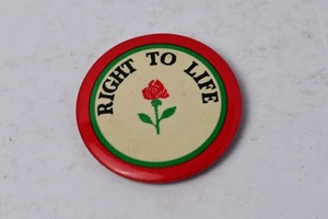 Vintage Right to Life Pinback Button - Bild 1 von 3