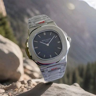 BEAUTIFUL MENS PATEK PHILIPPE CAL 13.5-320 NAUTILUS MARRIAGE WATCH, FULL SERVICE - Image 1 of 4