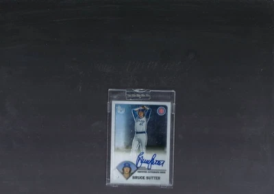 2003 Topps Retired Signature Edition Auto Bruce Sutter #TA-BS Auto HOF Cubs♨️F - Image 1 of 2