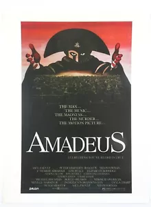 Movie Theater Program Amadeus F. Murray Abraham Milos Forman Oscar Winners - Picture 1 of 12