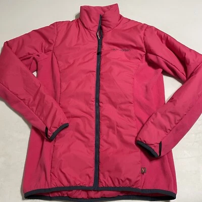 Chaqueta Helly Hansen Mujer Rosa Cremallera Completa Ligera Puffer Vellón Acento Talla S Foto 1 de 4