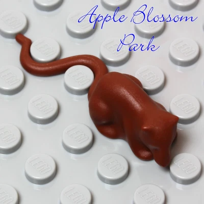 NEW Lego Minifig Animal Reddish BROWN RAT - Boy Girl Minifigure Pet Mouse - Image 1 of 3