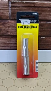 Forney Industries Butt Connector #60112 Fits #1/0 Wire Prem Copper Zinc Plated - Picture 1 of 4