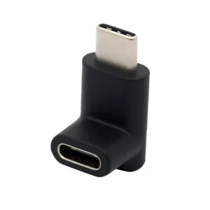 90 Degree Type C Adapter, USB C Male to Female Adapter Upward and Downward6905 - Foto 1 di 6