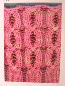 BEADED CABLE ANKLETS from HEARTSTRINGS FIBERARTS - Picture 1 of 1