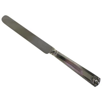 10 cuchillos ingleses de plata de ley con patrón de carcasa grande. 10,75" de largo Foto 1 de 4