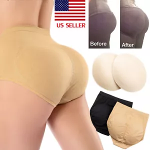 Booty Shaper Padded Underwear Panty Women's FAKE ASS Butt Lifter & Hip Enhancer - Picture 1 of 51
