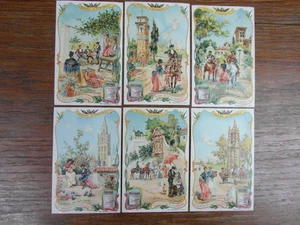 (PC) 6 x CHROMOS LIEBIG SERIE COMPLETE S 840 ESPAGNE ESPANA TRES BEL ETAT mint - Picture 1 of 2