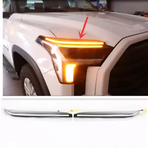 LED DAYTIME RUNNING LIGHT FOG LAMP Headlight Fit Toyota Tundra 2022 2023 - Picture 1 of 10