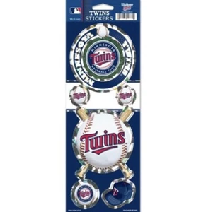 MINNESOTA TWINS OFFICIAL 10.5" X 4" PRISMATIC DECAL SET NEW WINCRAFT 👀⚾ - Picture 1 of 1